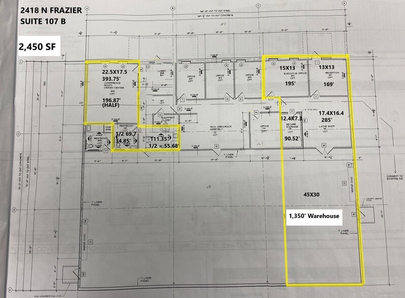 2418 N Frazier St, Conroe, TX à louer - Plan d’étage - Image 2 de 19