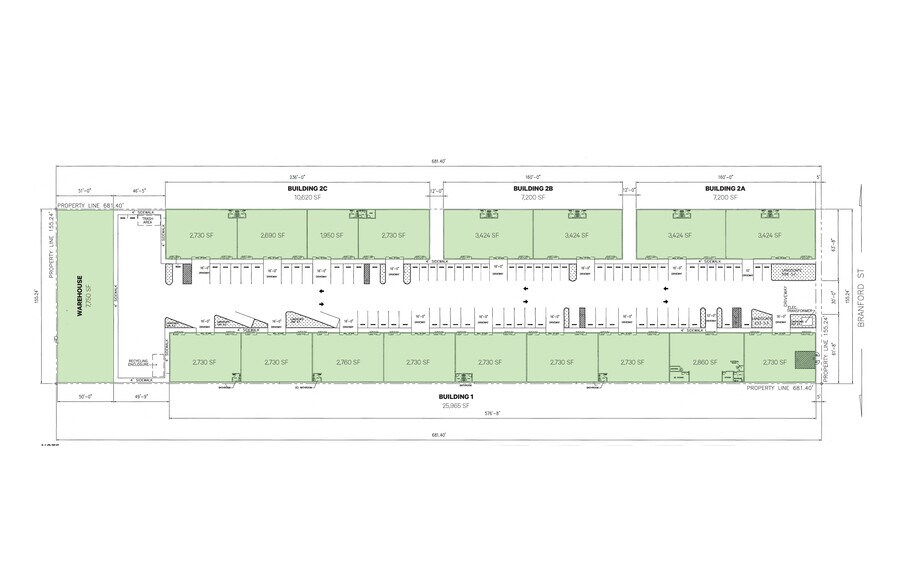 12039 Branford St, Sun Valley, CA à louer - Plan d’étage - Image 2 de 9