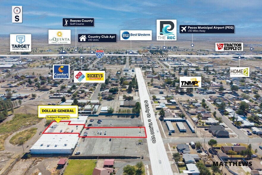 2024 S Eddy St, Pecos, TX à vendre - Photo du bâtiment - Image 3 de 3