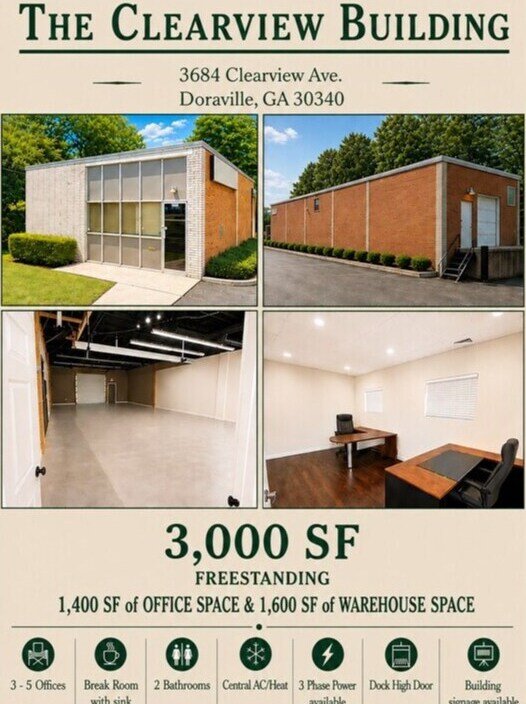 3688 Clearview Ave, Doraville, GA à louer Photo du bâtiment- Image 1 de 11