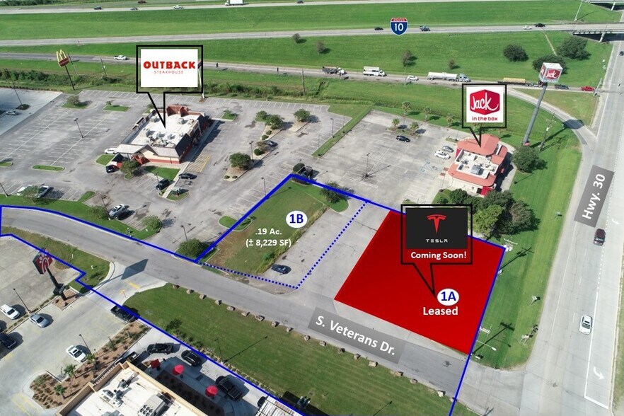 E Highway 30, Gonzales, LA à louer - Aérien - Image 3 de 17