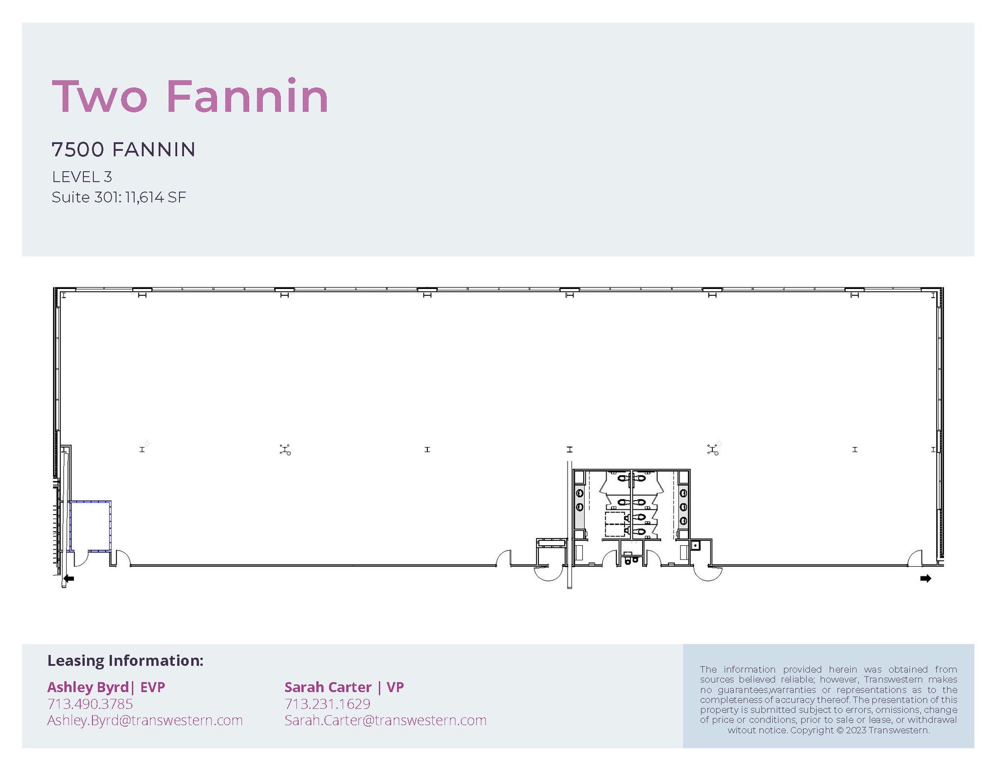 7500 Fannin St, Houston, TX à louer Plan d’étage- Image 1 de 1