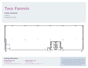 7500 Fannin St, Houston, TX à louer Plan d’étage- Image 1 de 1
