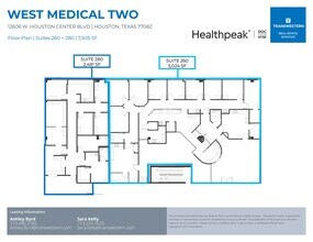 12606 W Houston Center Blvd, Houston, TX for lease Floor Plan- Image 2 of 2