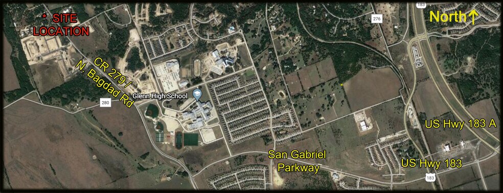 2819 N Bagdad Rd, Leander, TX à vendre - Aérien - Image 3 de 3