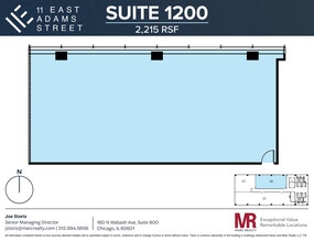 11 E Adams St, Chicago, IL for lease Floor Plan- Image 1 of 1