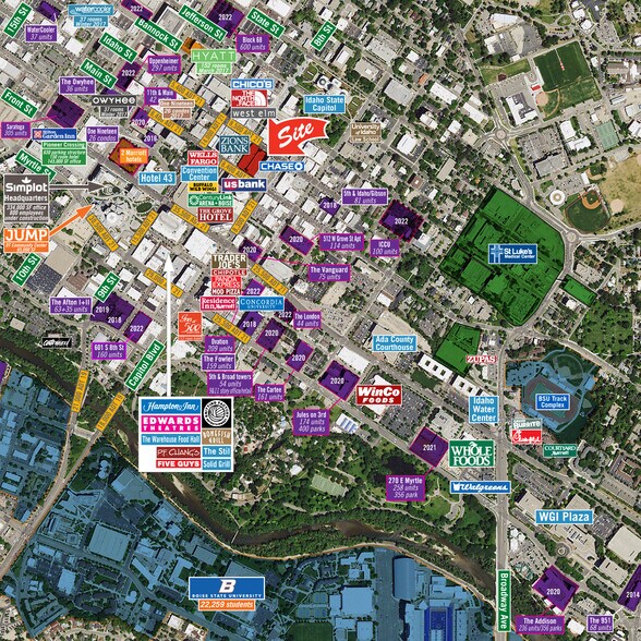 100-160 8th Street, Boise, ID à louer - Photo du bâtiment - Image 2 de 10