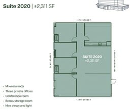 555 12th St, Oakland, CA for lease Floor Plan- Image 1 of 1