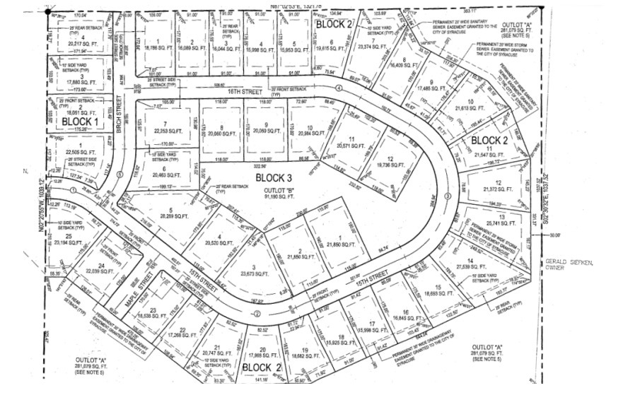 XXX I Rd, Syracuse, NE à vendre - Plan de site - Image 2 de 3