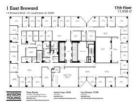 1 E Broward Blvd, Fort Lauderdale, FL for lease Floor Plan- Image 1 of 1