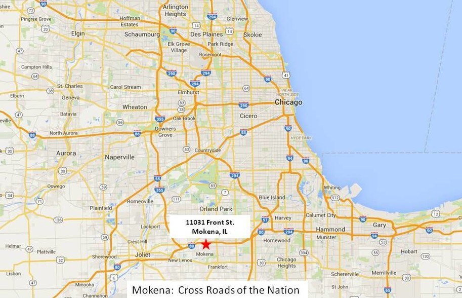 11031 Front St, Mokena, IL à vendre - Aérien - Image 2 de 3