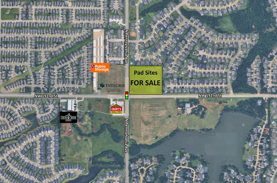 19300 Pennsylvania Avenue, Edmond, OK à vendre - Aérien - Image 2 de 3