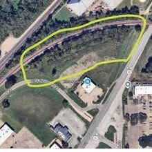 6200 Avenue H, Rosenberg, TX - Aerial map view