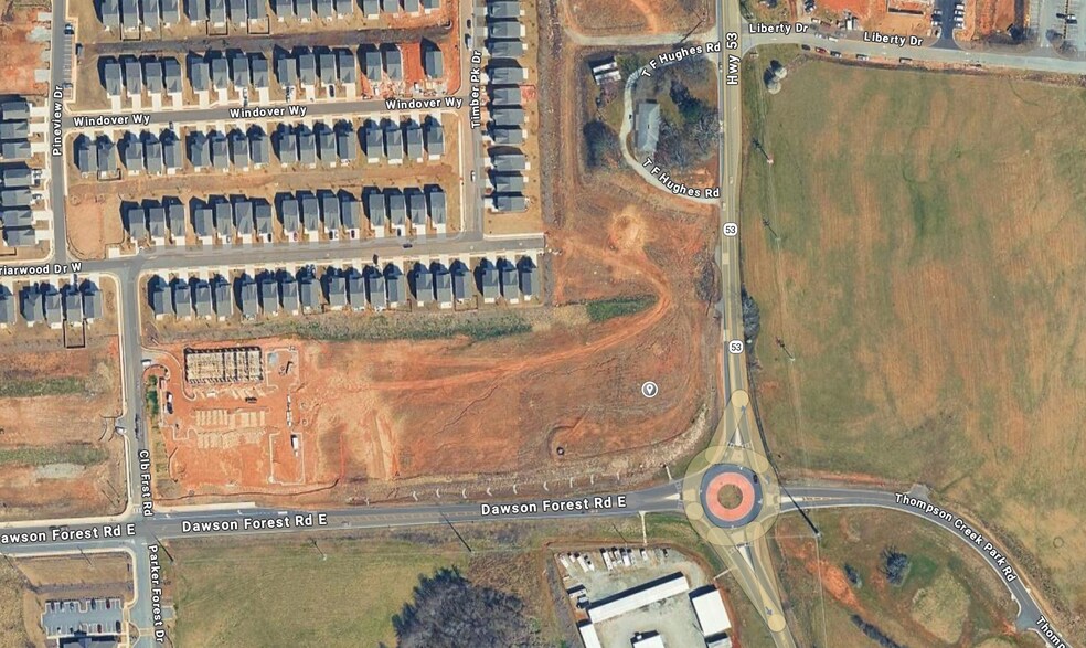 Highway 53 & Dawson Forest Dr., Dawsonville, GA for sale - Aerial - Image 2 of 3