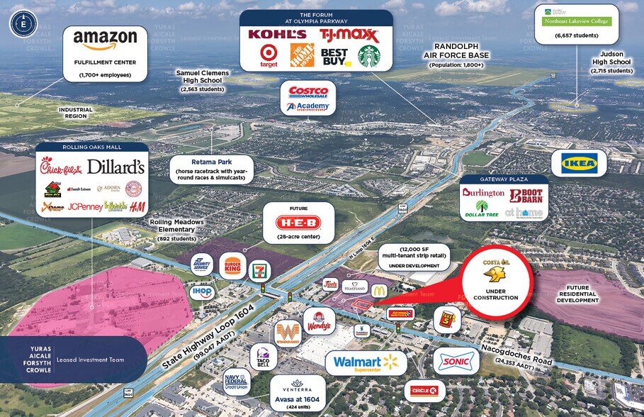 16514 Nacogdoches Rd, San Antonio, TX for sale - Aerial - Image 2 of 6