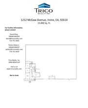 1202 McGaw Ave, Irvine, CA for lease Floor Plan- Image 1 of 1