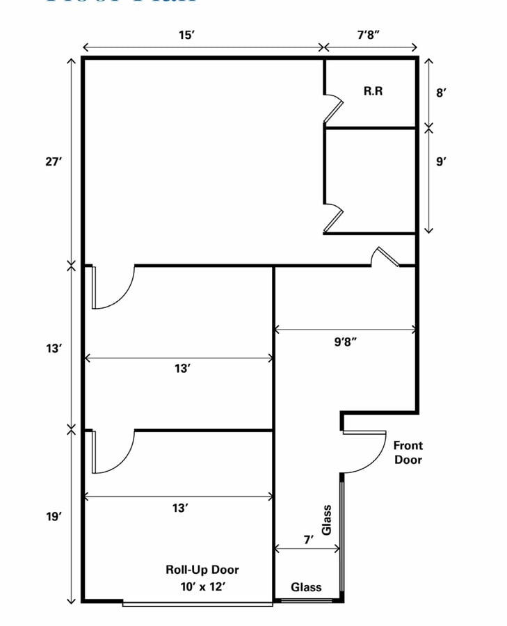 1814 Empire Industrial Ct, Santa Rosa, CA 95403 - Unité A -  - Plan d’étage - Image 1 of 2