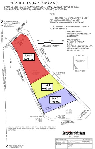 Plus de détails pour N1981 Highway H, Lake Geneva, WI - Terrain à vendre