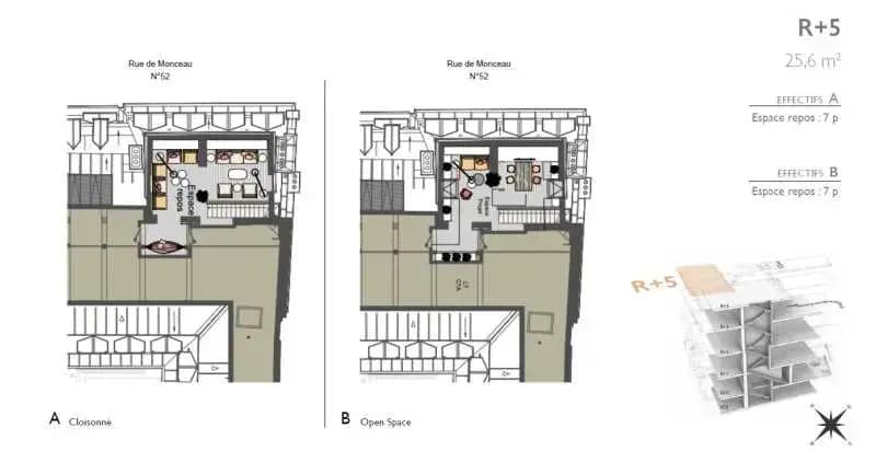 52 Rue De Monceau, Paris for lease Floor Plan- Image 1 of 1