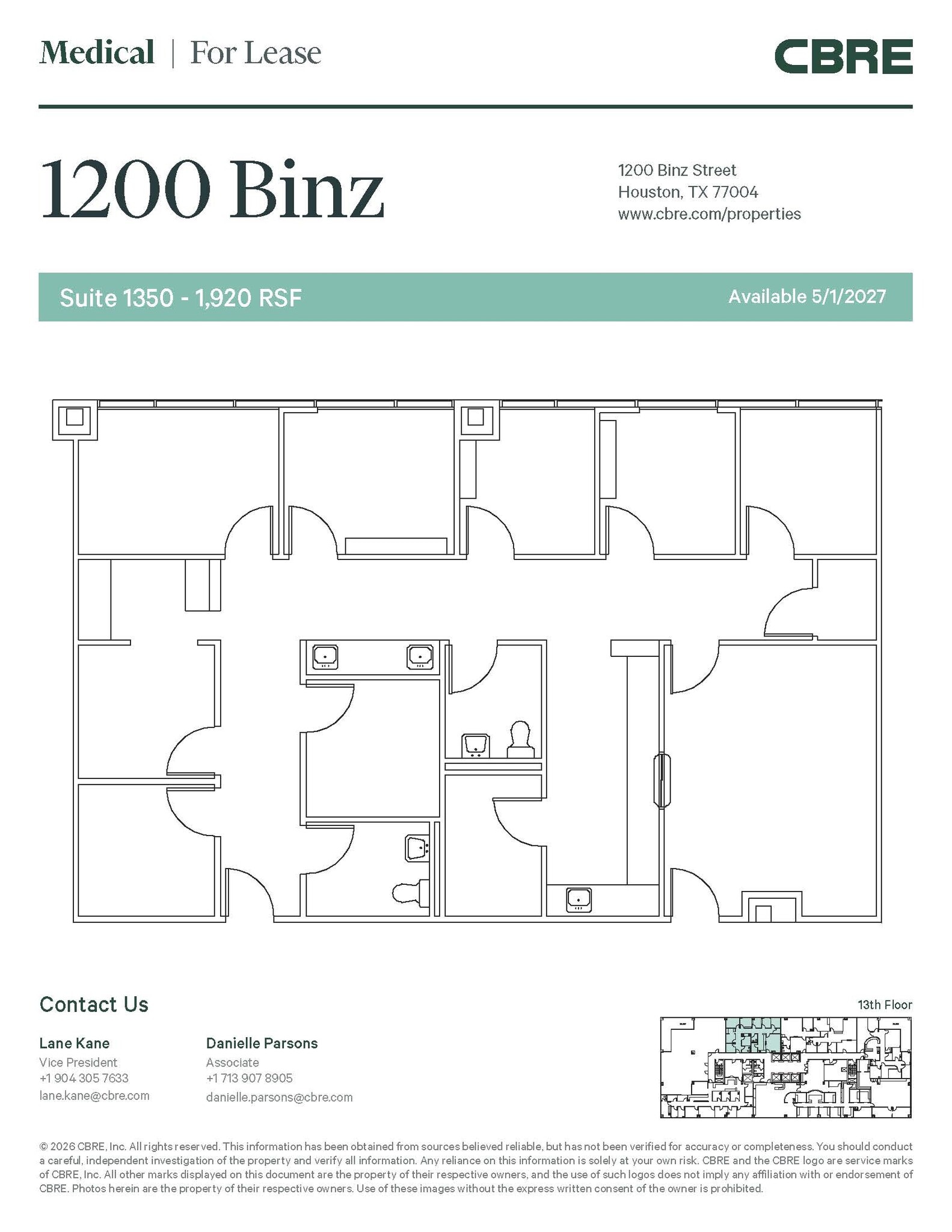 1200 Binz St, Houston, TX à louer Photo intérieure- Image 1 de 1