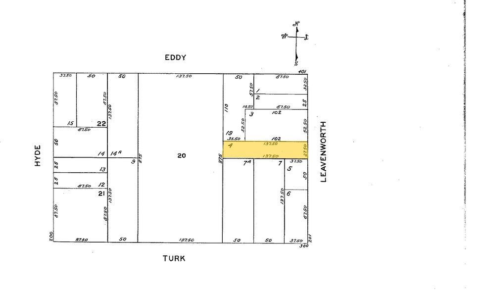 237 Leavenworth St, San Francisco, CA à vendre - Plan cadastral - Image 2 de 43