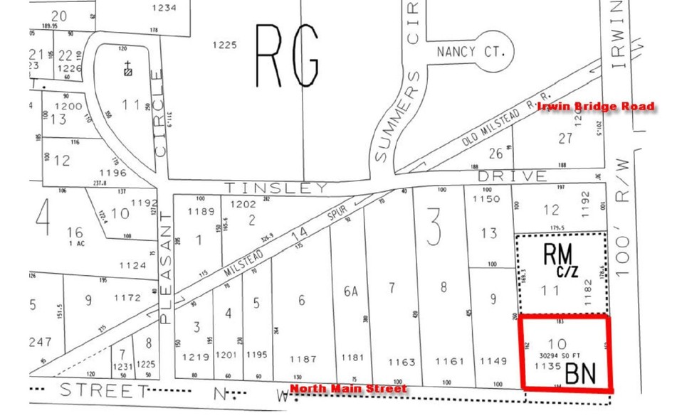 1135 N Main St, Conyers, GA à vendre - Plan cadastral - Image 2 de 2