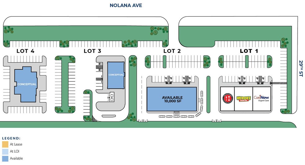N 29th St & Nolana St, McAllen, TX à louer - Photo du bâtiment - Image 2 de 4
