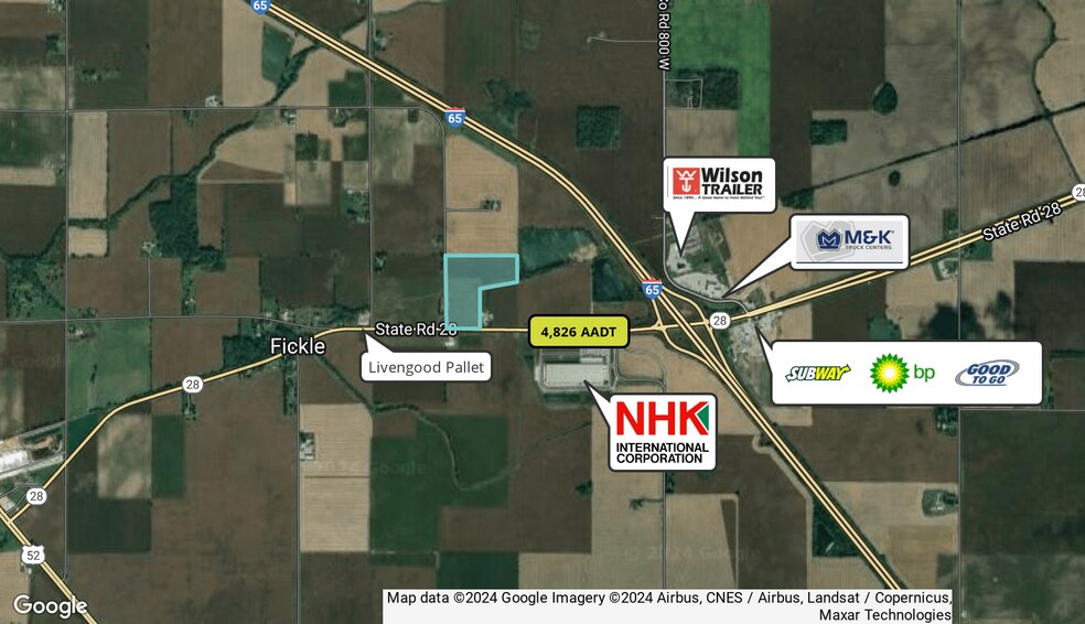 W. SR 28 & I-65, Frankfort, IN for sale - Building Photo - Image 1 of 2