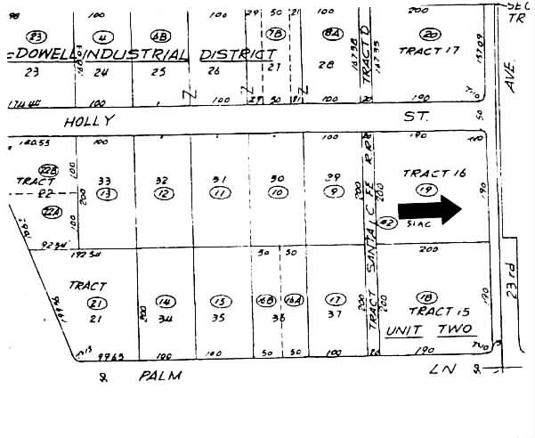 2018-2024 N 23rd Ave, Phoenix, AZ à louer - Plan cadastral - Image 2 de 11