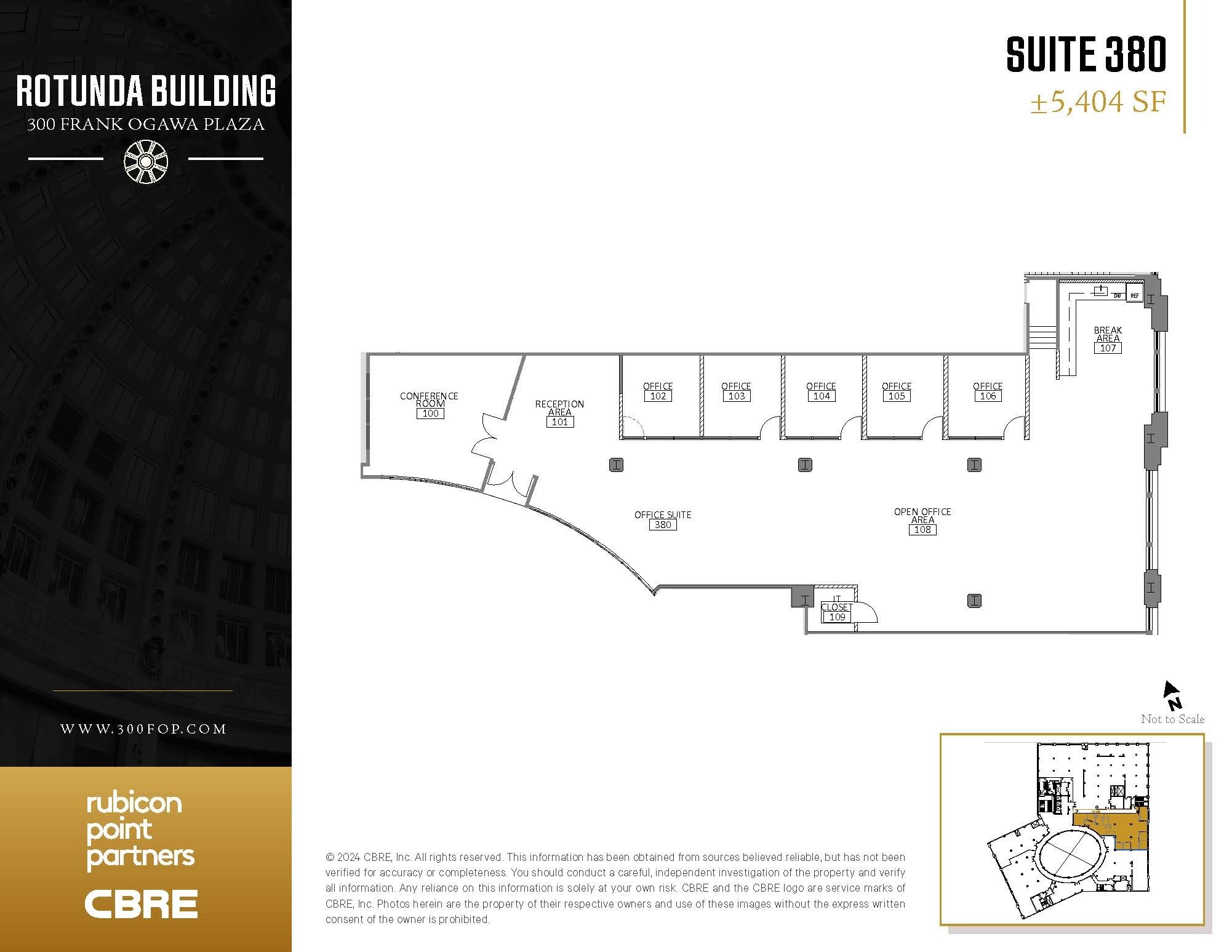 300 Frank H Ogawa Plz, Oakland, CA for lease Floor Plan- Image 1 of 1