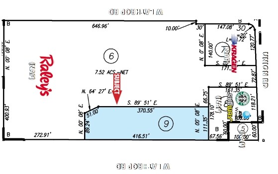 1240-1268 W Lathrop Rd, Manteca, CA à louer - Plan cadastral - Image 2 de 6