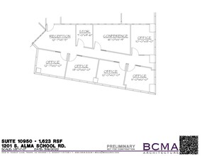 1201 S Alma School Rd, Mesa, AZ for lease Floor Plan- Image 1 of 1