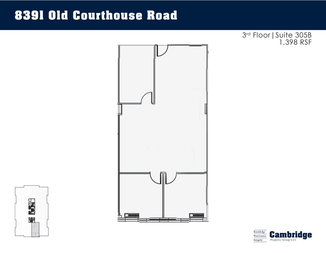 8391 Old Courthouse Rd, Vienna, VA for lease Floor Plan- Image 1 of 1