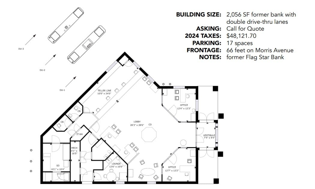 2624 Morris Ave, Union Township, NJ for lease Floor Plan- Image 1 of 1