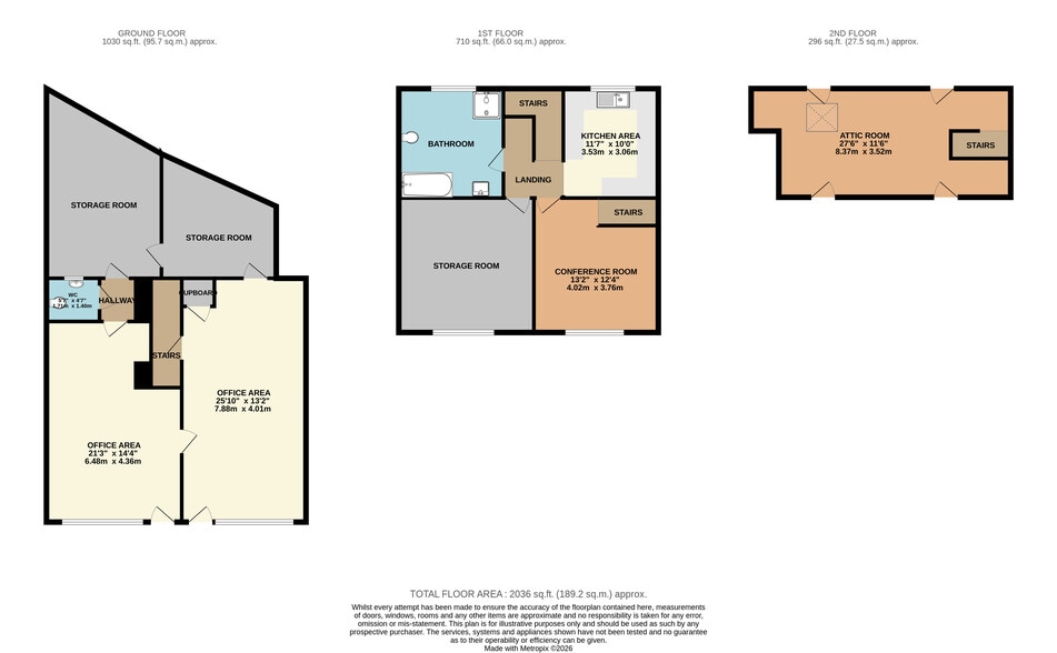 21 Caerleon Rd, Newport à vendre - Plan d’étage - Image 2 de 2