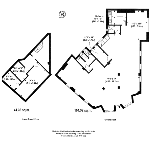 2-2A Pelham St, London à louer Plan d’étage- Image 1 de 1