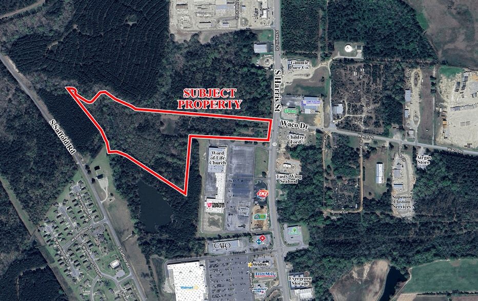 South Harris Street St, Sandersville, GA for sale - Aerial - Image 1 of 2