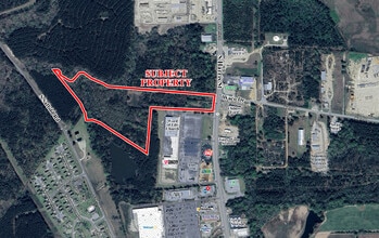 South Harris Street St, Sandersville, GA - AERIAL  map view - Image1