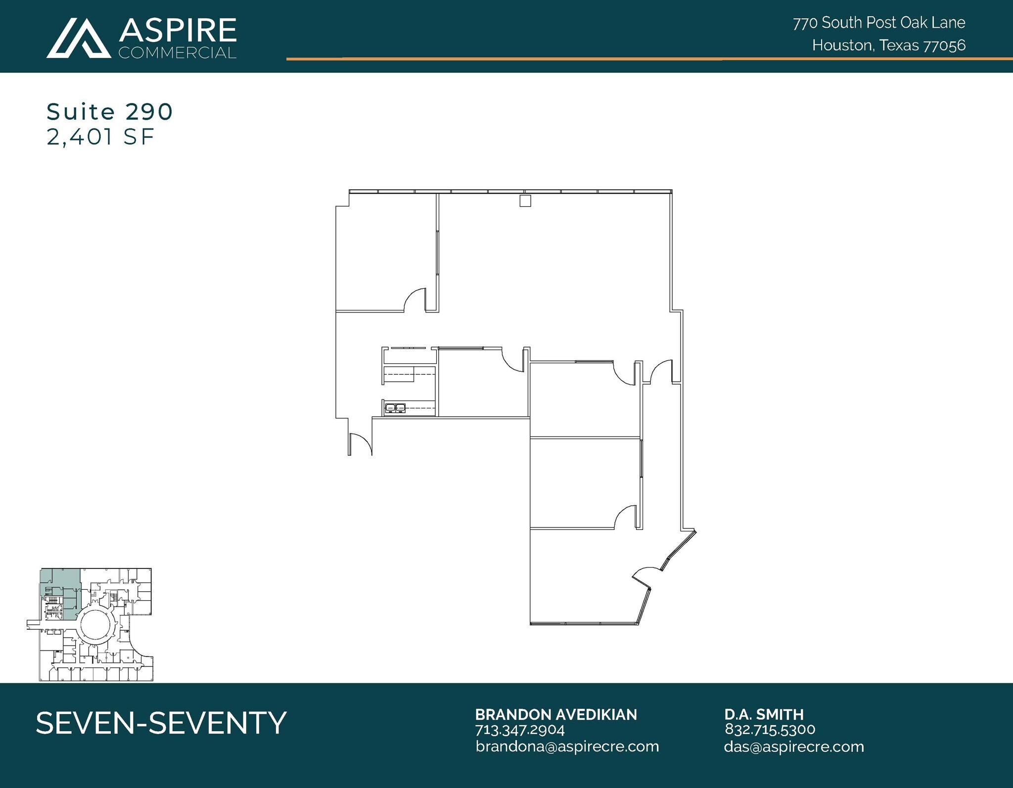 770 S Post Oak Ln, Houston, TX for lease Floor Plan- Image 1 of 1