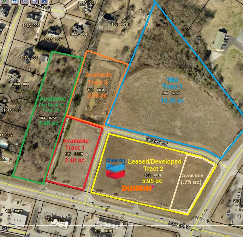 5994 Hwy 124, Hoschton, GA à louer Plan cadastral- Image 1 de 3
