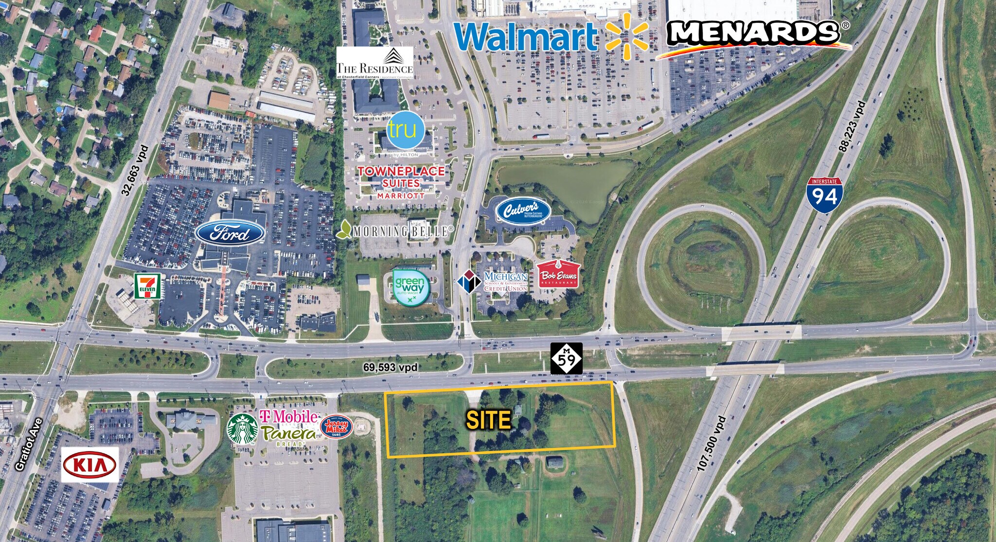 25210 William P Rosso Hwy, Harrison Township, MI for lease Building Photo- Image 1 of 4