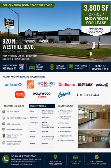 920 N Westhill Blvd, Appleton, WI for lease - Building Photo - Image 2 of 11