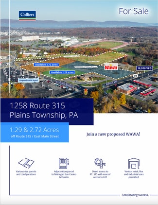 More details for 1258 Route 315, Wilkes Barre, PA - Land for Sale