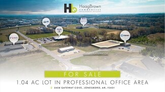 More details for 3408 Gateway Cv, Jonesboro, AR - Land for Sale