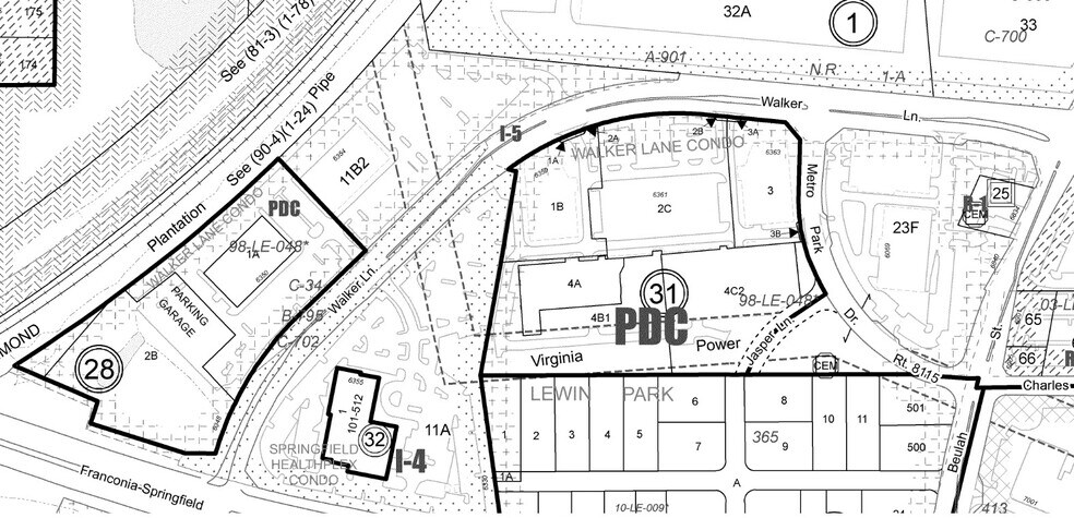 6909 Metro Park Dr, Alexandria, VA à louer - Plan cadastral - Image 2 de 5