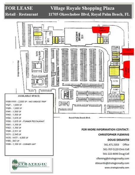 1105-1199 Royal Palm Beach Blvd, Royal Palm Beach, FL for lease - Site Plan - Image 2 of 2