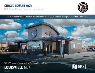 Plus de détails pour 1626 Veterans Pky, Jeffersonville, IN - Vente au détail à vendre