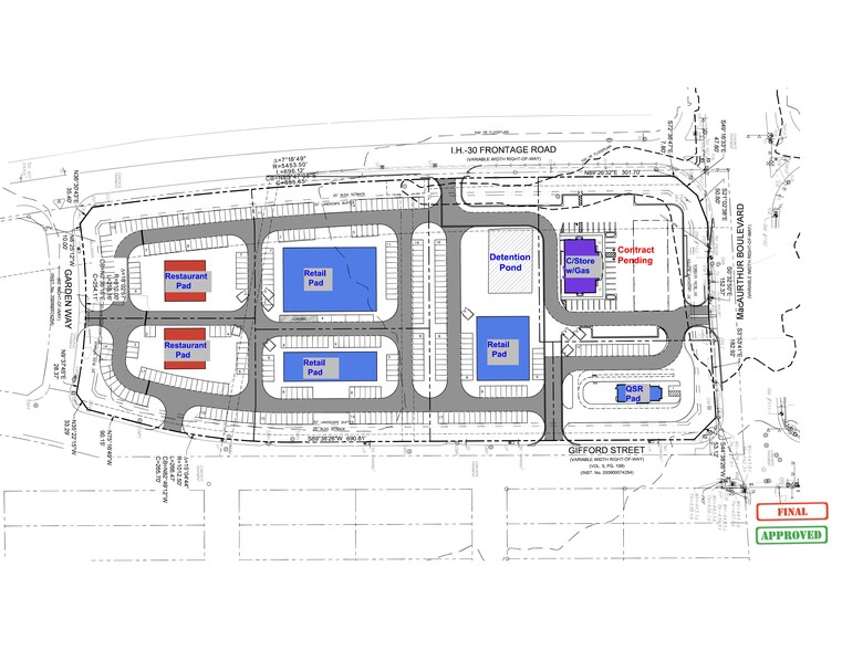 905 MacArthur, Grand Prairie, TX for sale - Site Plan - Image 3 of 8