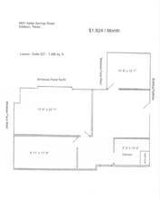 4851 Keller Springs Rd, Addison, TX for lease Floor Plan- Image 1 of 1