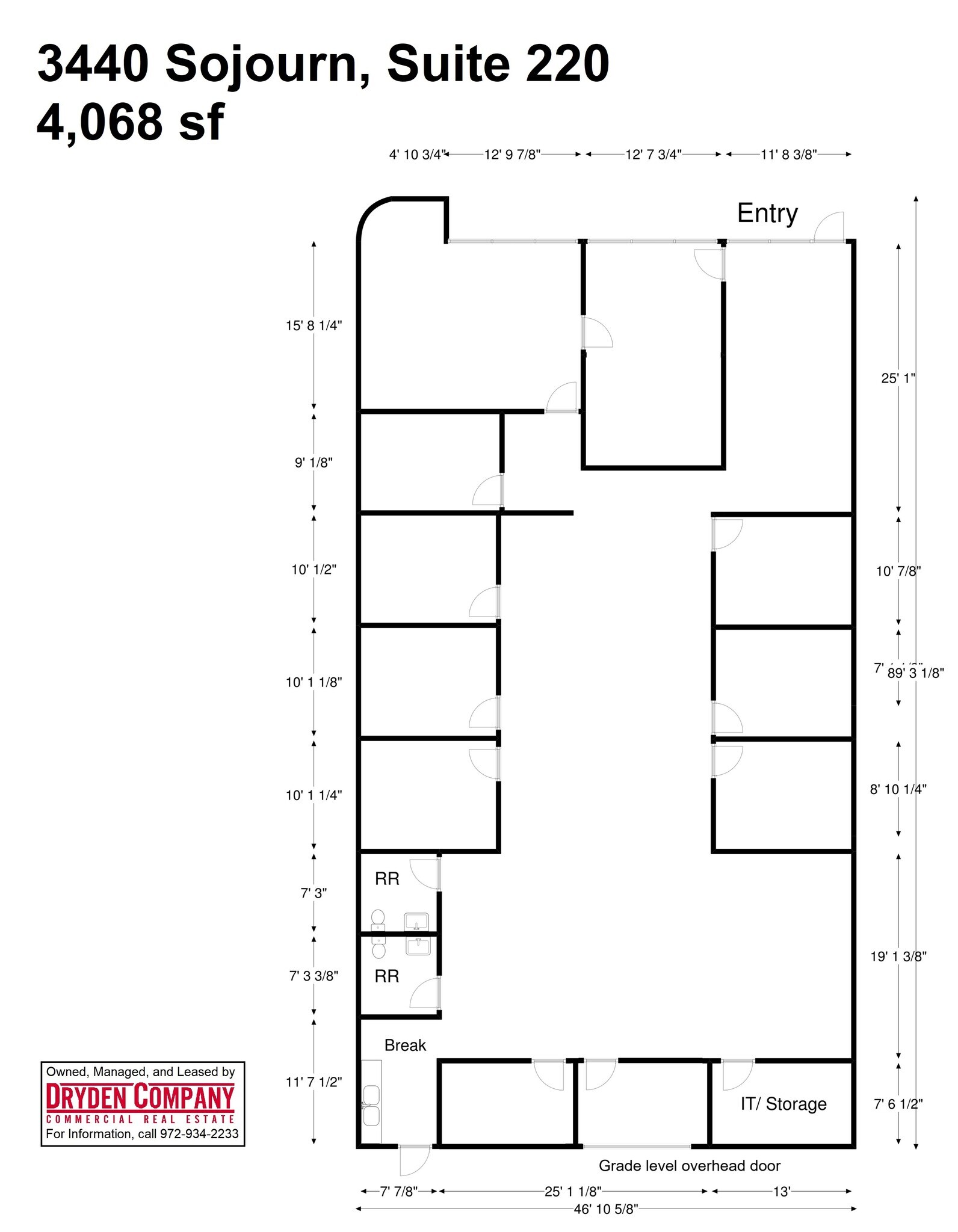 3440 Sojourn Dr, Carrollton, TX à louer Plan d  tage- Image 1 de 1